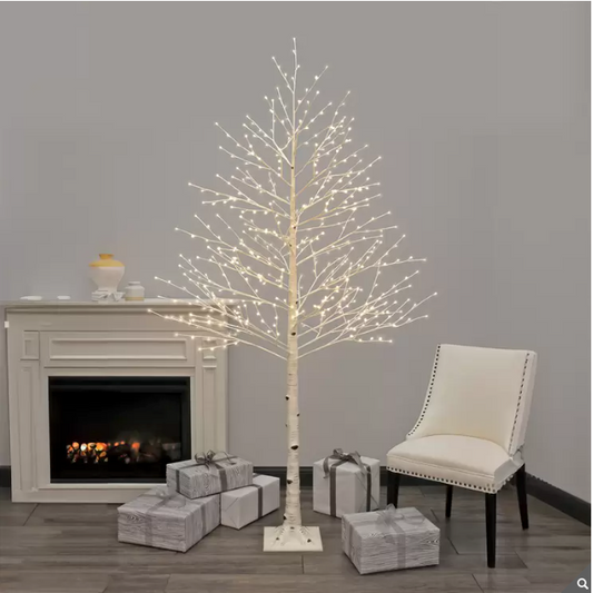 Árbol de Abedul con Luz LED